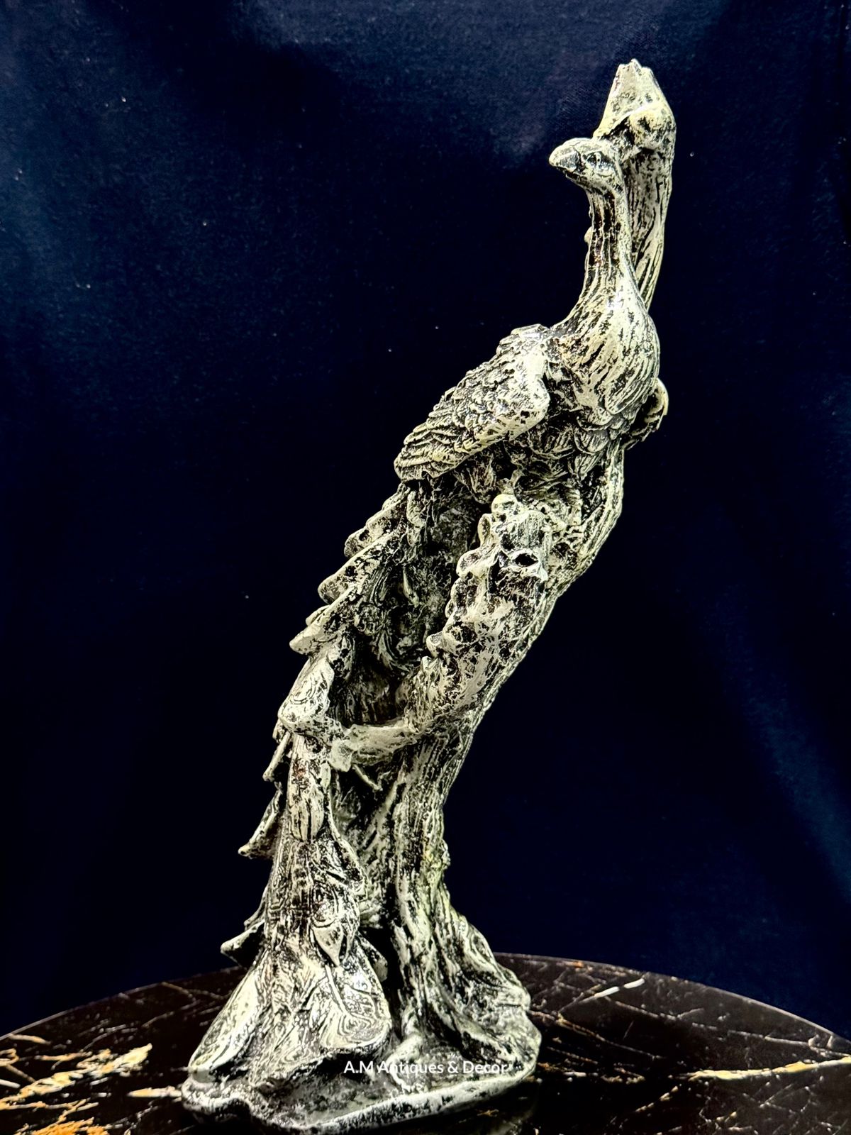 Peacock Sculpture