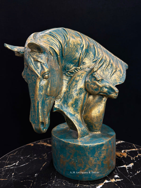 Horse and Foal Sculpture