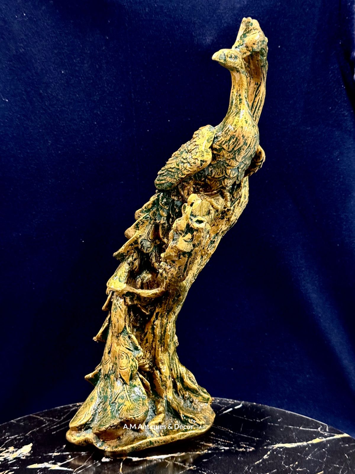 Peacock Sculpture