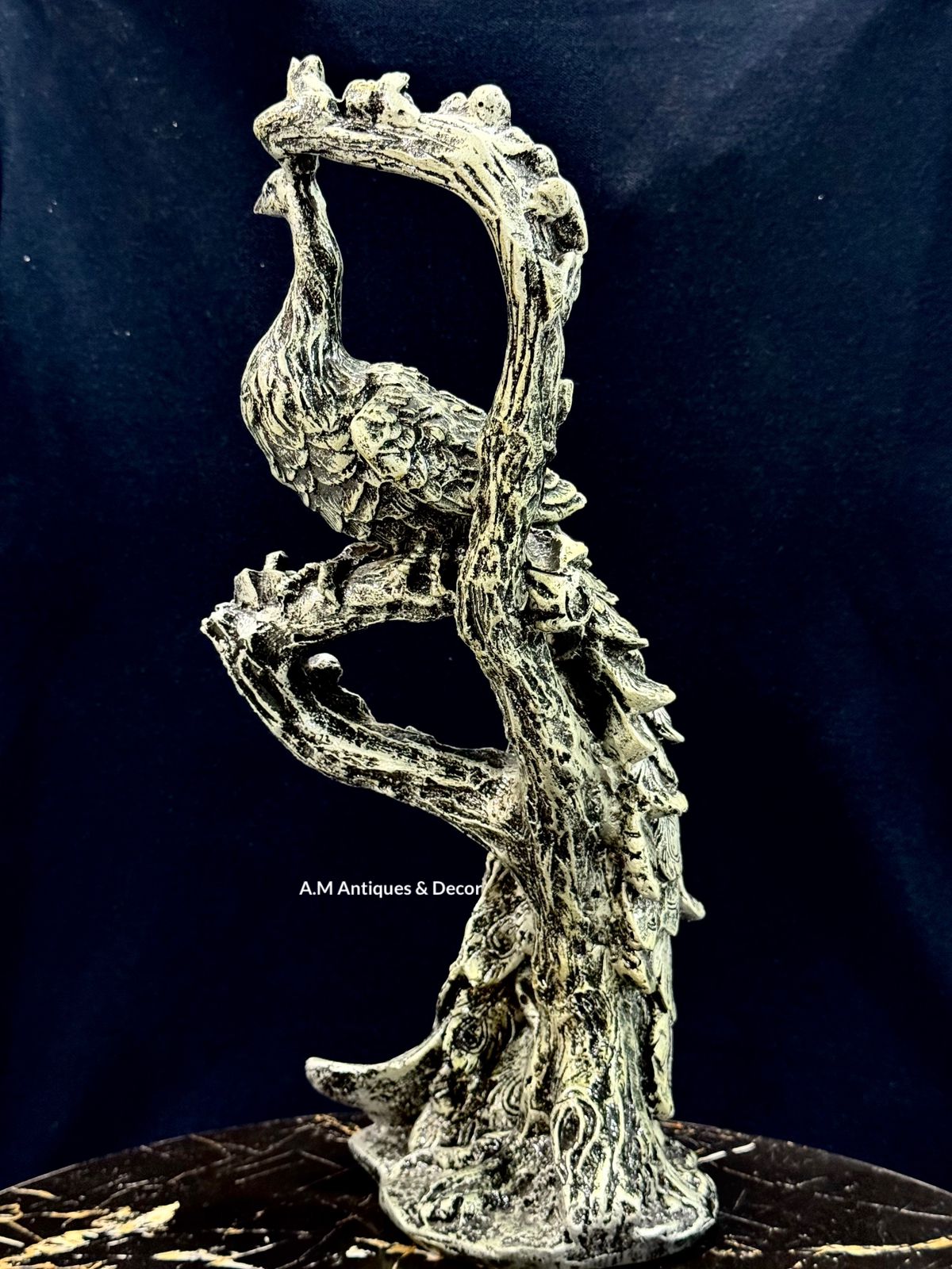 Peacock Sculpture